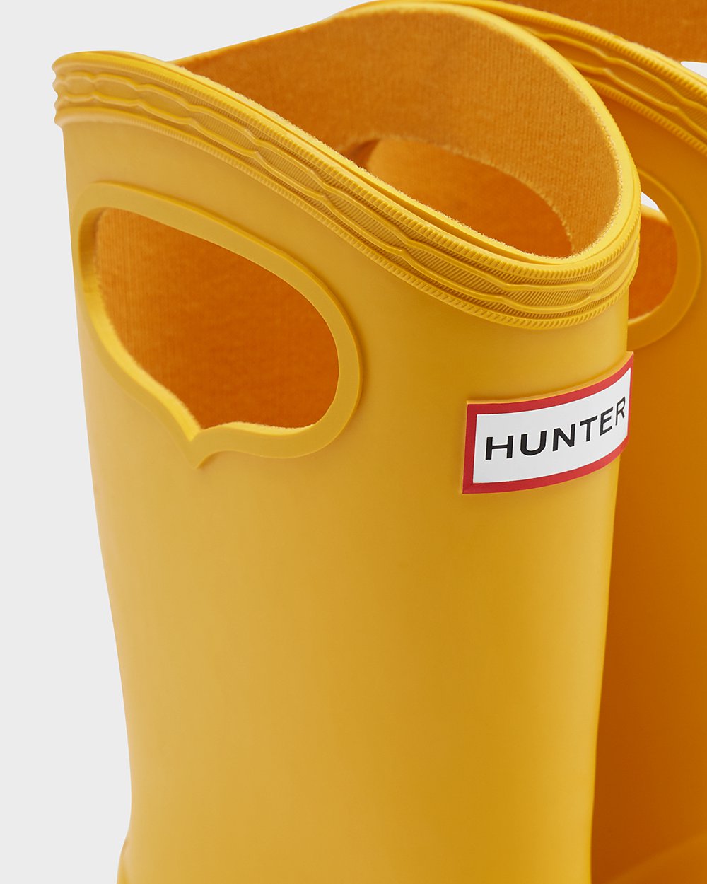 Galochas Hunter Criança Amarelas - Original First Classic Grab Handle - 05UBLFETI